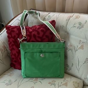Coach crossbody color green